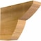 Ekena Millwork Crestline Rough Sawn Rafter Tail, Western Red Cedar, 4"W x 12"H x 16"L RFT04X12X16CRE00RWR - alternate 1